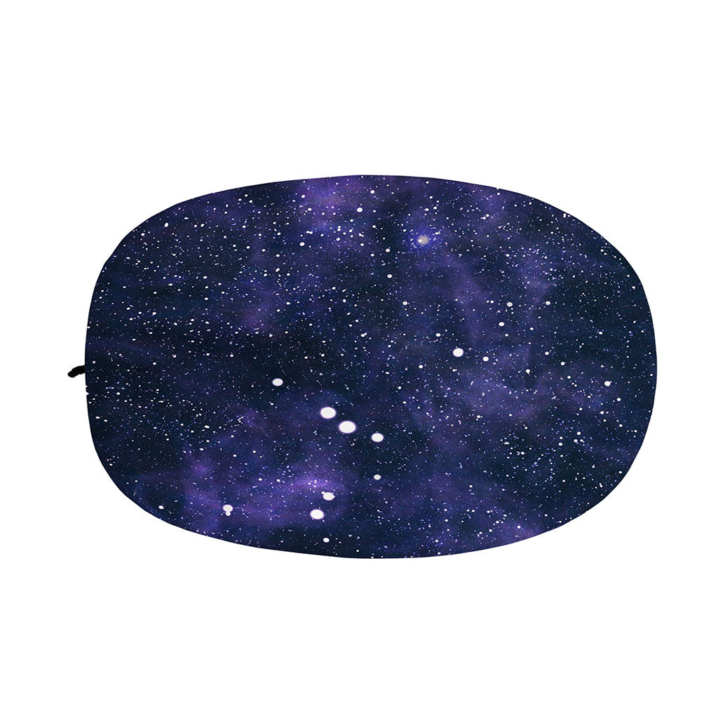 Dark Purple Galaxy Outer Space Print Car Side Mirror Covers