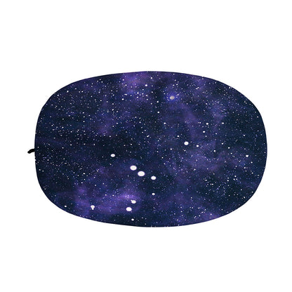 Dark Purple Galaxy Outer Space Print Car Side Mirror Covers