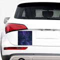 Dark Purple Galaxy Outer Space Print Car Sticker