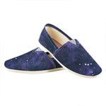 Dark Purple Galaxy Outer Space Print Casual Shoes