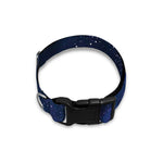 Dark Purple Galaxy Outer Space Print Dog Collar
