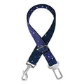 Dark Purple Galaxy Outer Space Print Dog Seat Belt