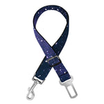 Dark Purple Galaxy Outer Space Print Dog Seat Belt
