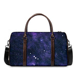 Dark Purple Galaxy Outer Space Print Duffle Bag