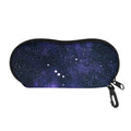 Dark Purple Galaxy Outer Space Print Glasses Case