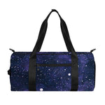 Dark Purple Galaxy Outer Space Print Gym Bag