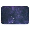 Dark Purple Galaxy Outer Space Print Indoor Door Mat
