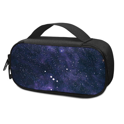 Dark Purple Galaxy Outer Space Print Insulin Cooler Travel Case