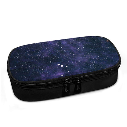 Dark Purple Galaxy Outer Space Print Insulin Cooler Travel Case