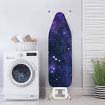 Dark Purple Galaxy Outer Space Print Ironing Board Cover