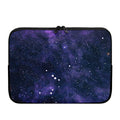 Dark Purple Galaxy Outer Space Print Laptop Sleeve