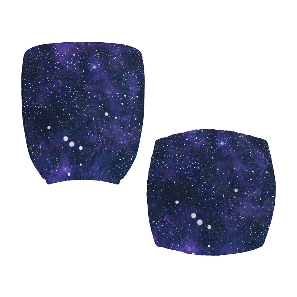 Dark Purple Galaxy Outer Space Print Office Chair Cover