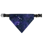 Dark Purple Galaxy Outer Space Print Over The Collar Dog Bandana