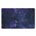 Dark Purple Galaxy Outer Space Print Polyester Doormat