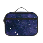 Dark Purple Galaxy Outer Space Print Portable Lunch Bag