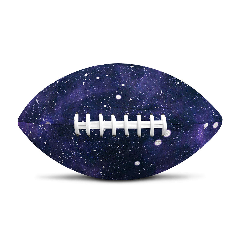 Dark Purple Galaxy Outer Space Print Rugby Ball