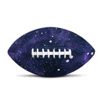 Dark Purple Galaxy Outer Space Print Rugby Ball