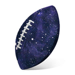 Dark Purple Galaxy Outer Space Print Rugby Ball