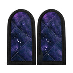 Dark Purple Galaxy Outer Space Print Skillet Handle Cover
