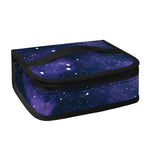 Dark Purple Galaxy Outer Space Print Small Lunch Bag