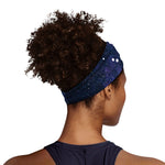 Dark Purple Galaxy Outer Space Print Sports Headband