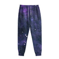 Dark Purple Galaxy Outer Space Print Sweatpants