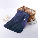 Dark Purple Galaxy Outer Space Print Towel