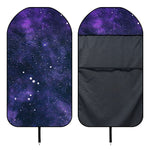 Dark Purple Galaxy Outer Space Print Waterproof Car Seat Cover