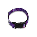 Dark Purple Hawaiian Tropical Print Dog Collar