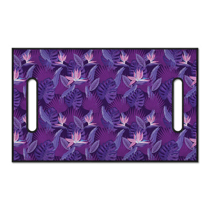 Dark Purple Hawaiian Tropical Print Golf Cart Seat Cover