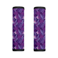 Dark Purple Hawaiian Tropical Print Handle Covers