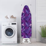Dark Purple Hawaiian Tropical Print Ironing Board Cover