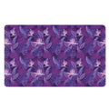 Dark Purple Hawaiian Tropical Print Polyester Doormat