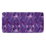 Dark Purple Hawaiian Tropical Print Towel