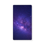 Dark Purple Milky Way Galaxy Space Print Baby Crib Sheet