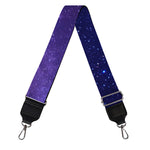 Dark Purple Milky Way Galaxy Space Print Bag Strap