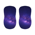 Dark Purple Milky Way Galaxy Space Print Bar Stool Covers