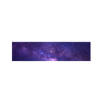 Dark Purple Milky Way Galaxy Space Print Bed Runner