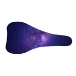 Dark Purple Milky Way Galaxy Space Print Bicycle Seat Cover