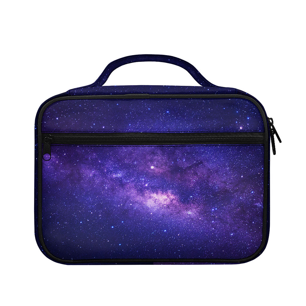 Dark Purple Milky Way Galaxy Space Print Briefcase Bible Bag