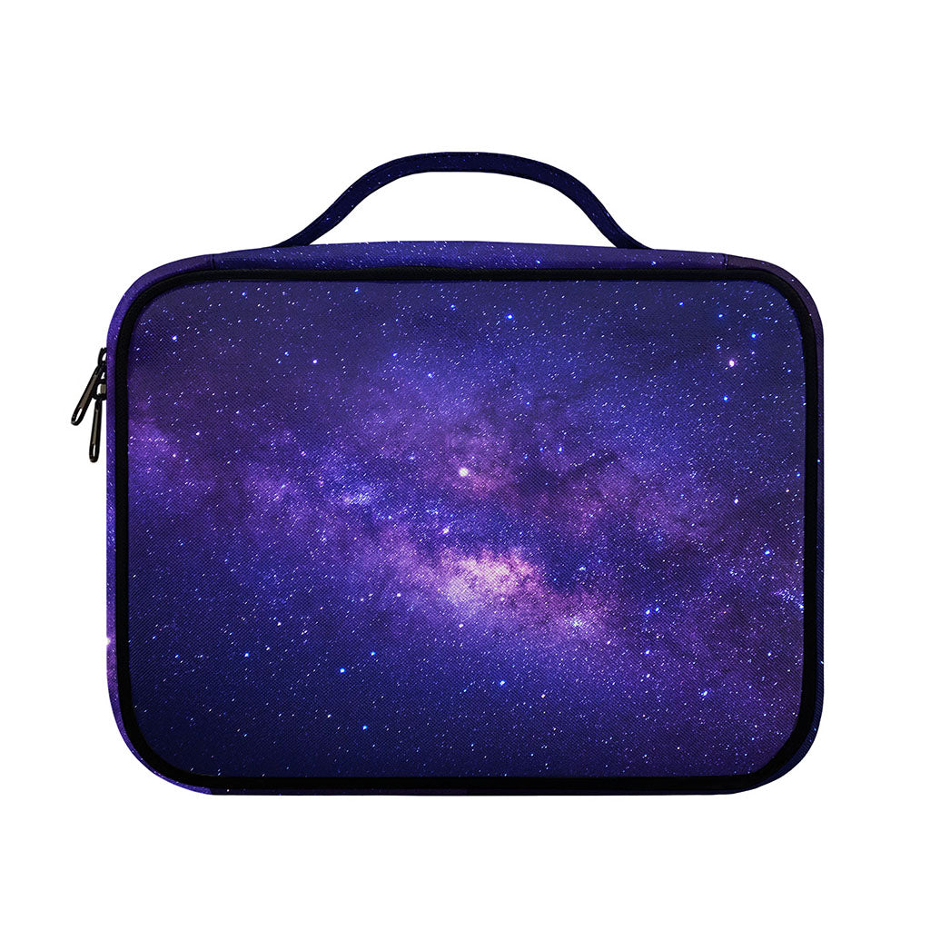 Dark Purple Milky Way Galaxy Space Print Briefcase Bible Bag