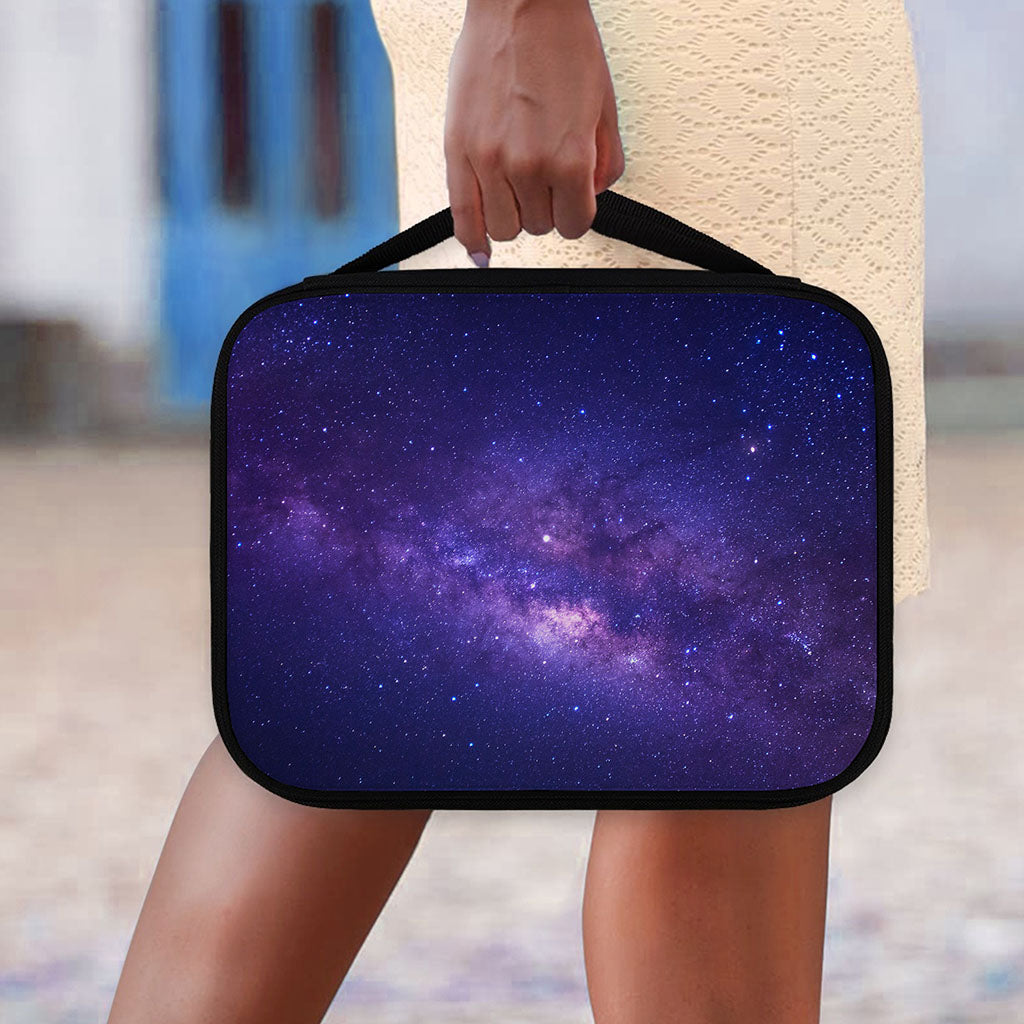 Dark Purple Milky Way Galaxy Space Print Classic Bible Case