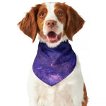Dark Purple Milky Way Galaxy Space Print Dog Bandana