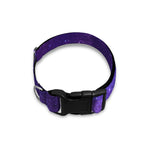 Dark Purple Milky Way Galaxy Space Print Dog Collar