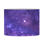 Dark Purple Milky Way Galaxy Space Print Drum Lamp Shade