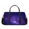 Dark Purple Milky Way Galaxy Space Print Duffel Bag