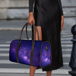 Dark Purple Milky Way Galaxy Space Print Duffle Bag
