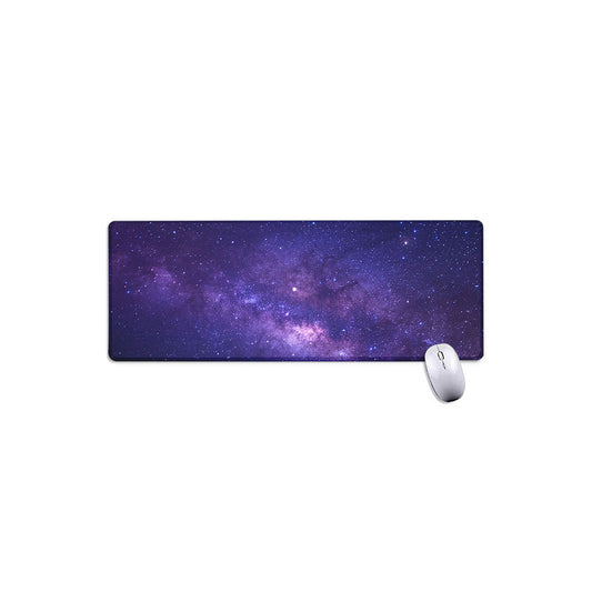 Dark Purple Milky Way Galaxy Space Print Extended Mouse Pad