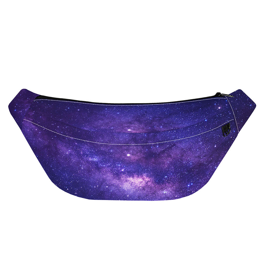 Dark Purple Milky Way Galaxy Space Print Fanny Pack