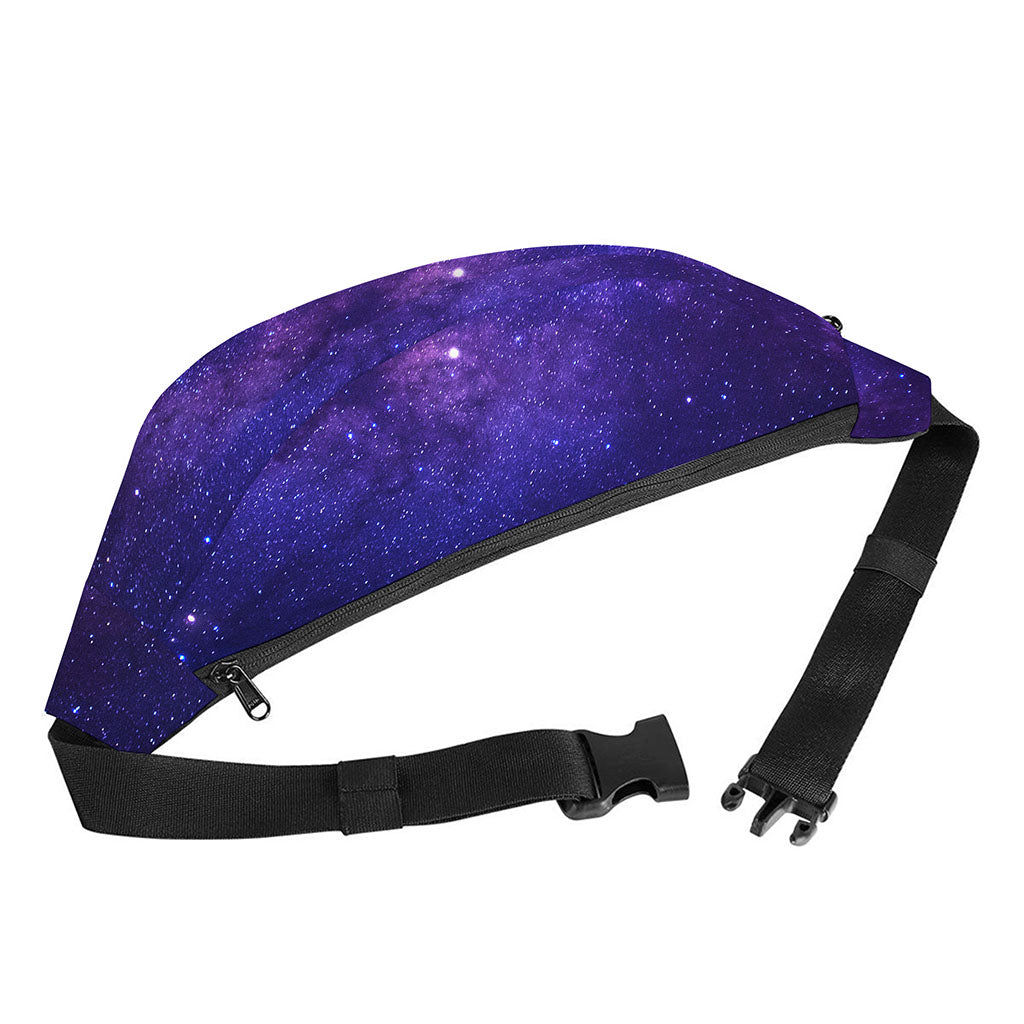 Dark Purple Milky Way Galaxy Space Print Fanny Pack